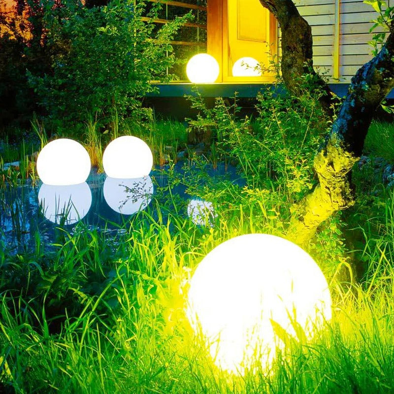 Waterproof Garden Ball LED Lights for Outdoor - LumaRadianceCo
