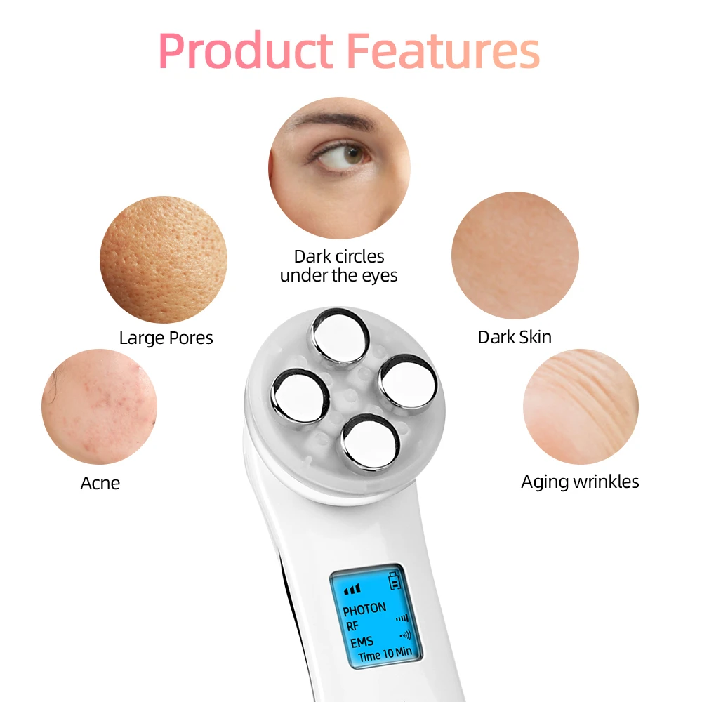 LumiLife Beauty™️ 5 In 1 Facial RF Color Skin Rejuvenation