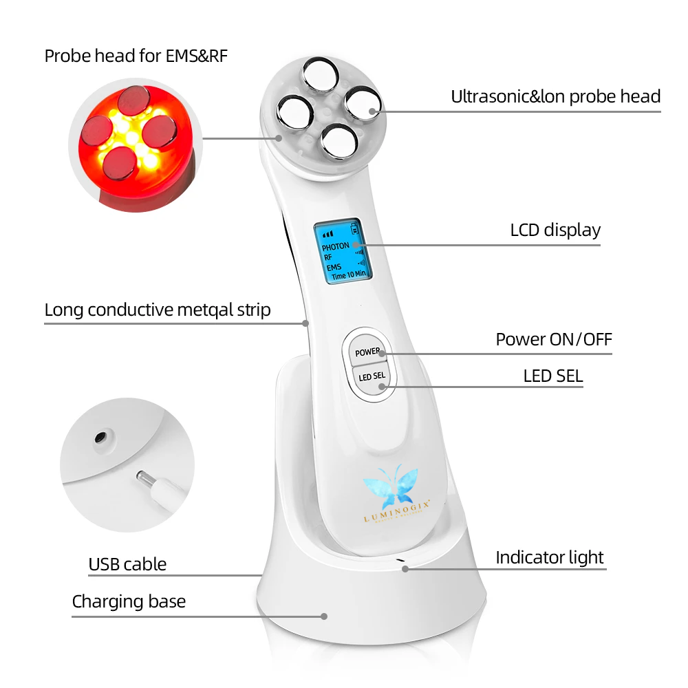 LumiLife Beauty™️ 5 In 1 Facial RF Color Skin Rejuvenation
