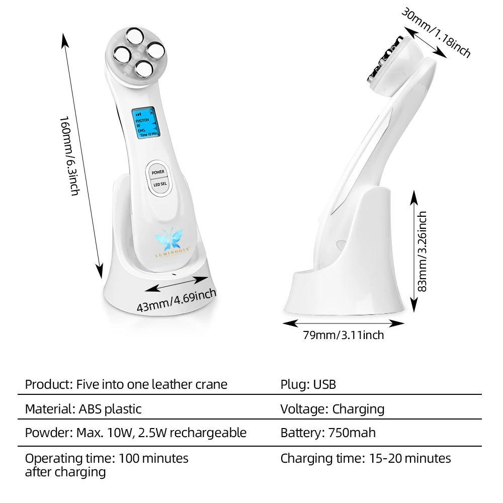 LumiLife Beauty™️ 5 In 1 Facial RF Color Skin Rejuvenation