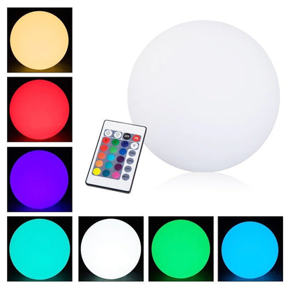 Waterproof Garden Ball LED Lights for Outdoor - LumaRadianceCo